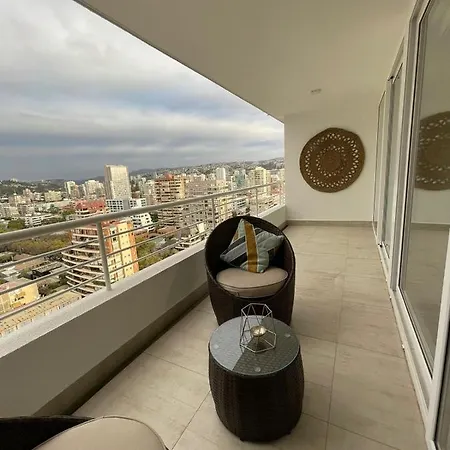 Departamento De Lujo Estacionamiento Privado Y Cocina Integral Apartment Vina del Mar Exterior photo