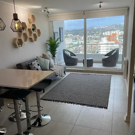 Departamento De Lujo Estacionamiento Privado Y Cocina Integral Apartment Vina del Mar Exterior photo